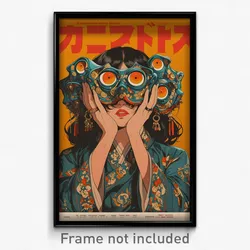 Spanish Movie Poster - Woman Feeling Alarmed, Remarkable Korean Clothes (Print)