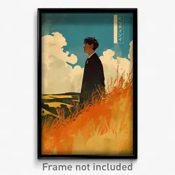 Icelandic Movie Poster - Boy Feeling Contentment, Posh Necktie (Art Print)