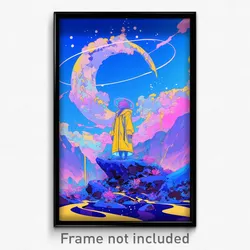 Art Poster - Angelic Mesa (Psychedelic Trippy Weird 11x17 Cartoon Print)