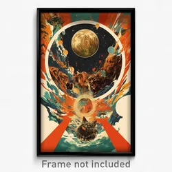 Icelandic Movie Poster - Interesting Thanksgiving (Iceland Retro Film Art Print)