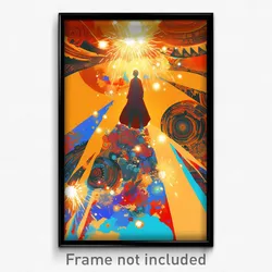 German Movie Poster - Barren Fireworks (Germany Retro Film Art Print)