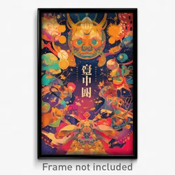 Chinese Movie Poster - Starry Board Game (China Retro Film Art Print)
