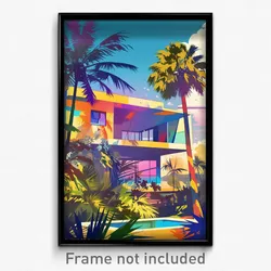 Spanish Movie Poster - Stained Outbuilding (Spain Retro Film Art Print)