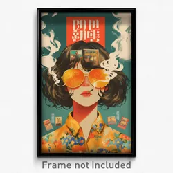 Vietnamese Movie Poster - Woman Feeling Grouchiness, Valuable Sunglasses (Print)
