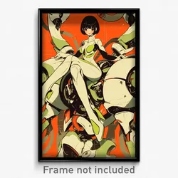 Movie Art Poster - Woman Feeling Shameless, White Green Neckwear (Film Print)