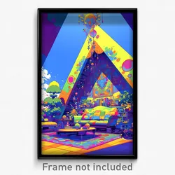 Art Poster - Massive Dormer (Psychedelic Trippy Weird 11x17 Print)