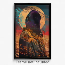 Russian Movie Poster - Glitch Art Shoals (Russia Retro Film Art Print)