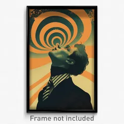 German Movie Poster - Boy Feeling Suspense, Quixotic Black Choker (Art Print)