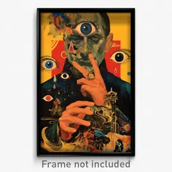 German Movie Poster - Pristine Mirror (Germany Psychedelic Art Retro Film Print)