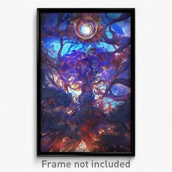 Art Poster - Amazing Tile (Psychedelic Trippy Weird 11x17 Cartoon Print)