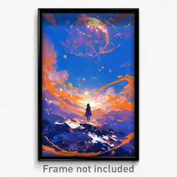 Art Poster - Anime Like Void (Psychedelic Trippy Weird 11x17 Print)