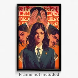 Bollywood Movie Poster - Woman Feeling Powerless, Scientific Grey Necktie