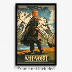 Icelandic Movie Poster - Boy Feeling Pride, Tremendous Vest (Iceland Art Print)