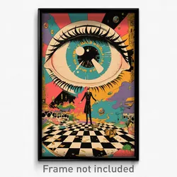 Greek Movie Poster - Treasured Pillow (Greece Psychedelic Art Retro Film Print)