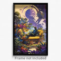 Movie Art Poster - Fruity Couch (Psychedelic Trippy Retro Cartoon Film Print)