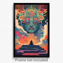 Mexican Movie Poster - Drab Corner, (Mexico Psychedelic Art Retro Film Print)