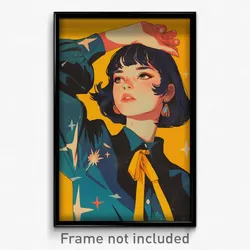 German Movie Poster - Girl Feeling Suspicious, Well Off Impossible Clothes