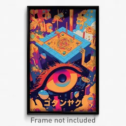 Greek Movie Poster - Tiny Dungeon (Greece Psychedelic Art Retro Film Print)