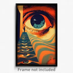 Brazilian Movie Poster - Infinite Corridor (Brazil Retro Film Art Print)