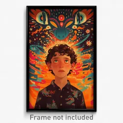 Mexican Movie Poster - Boy Feeling Ennui, Rosy Black Shirt (Mexico Art Print)
