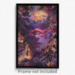 Art Poster - Dreary Desolation (Psychedelic Trippy Weird 11x17 Print)