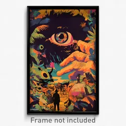 Spanish Movie Poster - Bleak Muster (Spain Psychedelic Art Retro Film Print)