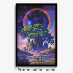 Movie Art Poster - Lovely Hovel (Psychedelic Trippy Retro Cartoon Film Print)