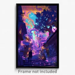 Art Poster - Artistic Mexico City (Psychedelic Trippy Weird 11x17 Print)