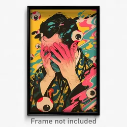 Mexican Movie Poster - Man Feeling Disheartened, Stunning Buttons (Art Print)