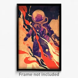 Movie Art Poster - Noted Dog (Psychedelic Trippy Weird Retro Cartoon Film Print)