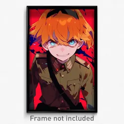 Anime Art Poster - Boy Feeling Self Loathing, Astonishing Orange Hairband