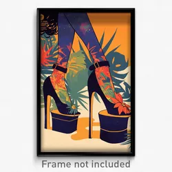 Brazilian Movie Poster - Girl Feeling Coercive, Adventurous Gradient Legwear