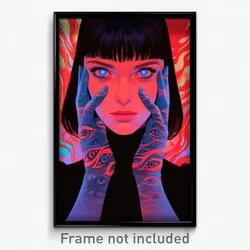 Thai Movie Poster - Woman Feeling Self Confident, Mysterious Gloves (Art Print)