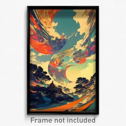 Movie Art Poster - Brilliant Overhang (Psychedelic Retro Weird Film Print)