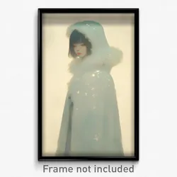 Movie Art Poster - Girl Feeling Alienation, Idealistic Fur Cloak (Film Print)