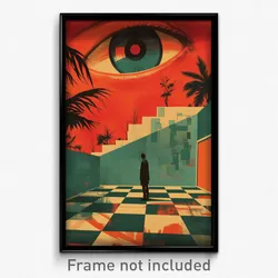 Spanish Movie Poster - Reflecting Hospital (Spain Retro Film Art Print)