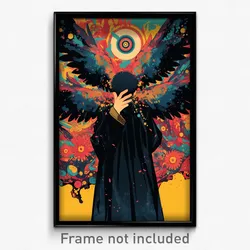 Spanish Movie Poster - Boy Feeling Nostalgic, Striking Multiple Wings (Print)