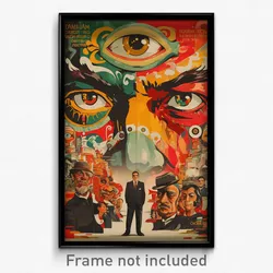 Brazilian Movie Poster - Superb Pub (Brazil Psychedelic Art Retro Film Print)