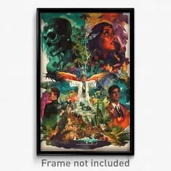 Mexican Movie Poster - Glass Grotto (Mexico Psychedelic Art Retro Film Print)