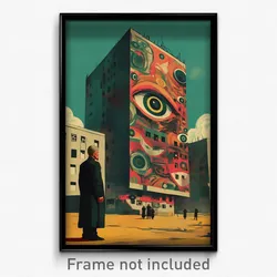 Russian Movie Poster - Concrete Nunnery (Russia Retro Film Art Print)