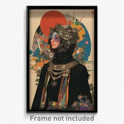 German Movie Poster - Girl Feeling Mixed Up, Unique Headpiece (Art Print)