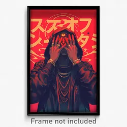 Icelandic Movie Poster - Man Feeling Angry, Idealistic Hoodie Lift (Art Print)