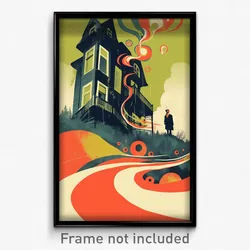 Icelandic Movie Poster - Major Swedish Architecture (Iceland Film Art Print)