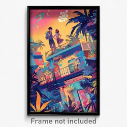 Thai Movie Poster - Fabulous Walkway (Thailand Psychedelic Art Retro Film Print)