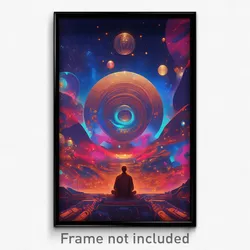 Movie Art Poster - Lost Home (Psychedelic Trippy Weird Retro Cartoon Film Print)