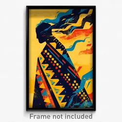 Greek Movie Poster - Cold Relicry (Greece Psychedelic Art Retro Film Print)