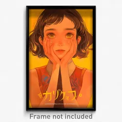 Thai Movie Poster - Girl Feeling Moody, Zany Vest (Thailand Film Art Print)