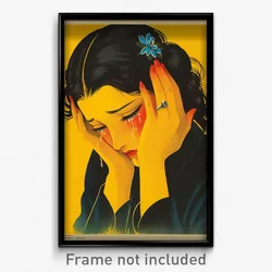 Mexican Movie Poster - Girl Feeling Neglect, Well Made Coat (Mexico Art Print)