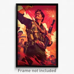 Bollywood Movie Poster - Flashy Fireworks (India Retro Hindi Film Art Print)