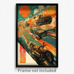 Chinese Movie Poster - Magnificent Highway (China Retro Film Art Print)